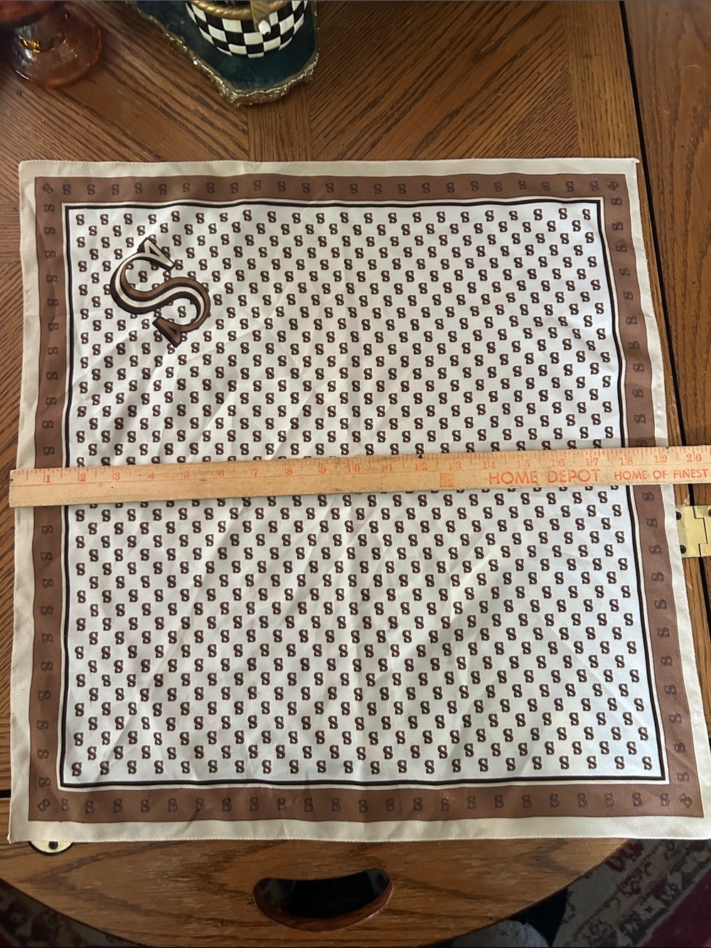 Vintage Patchwork Silk Scarf - Picture 12 of 15